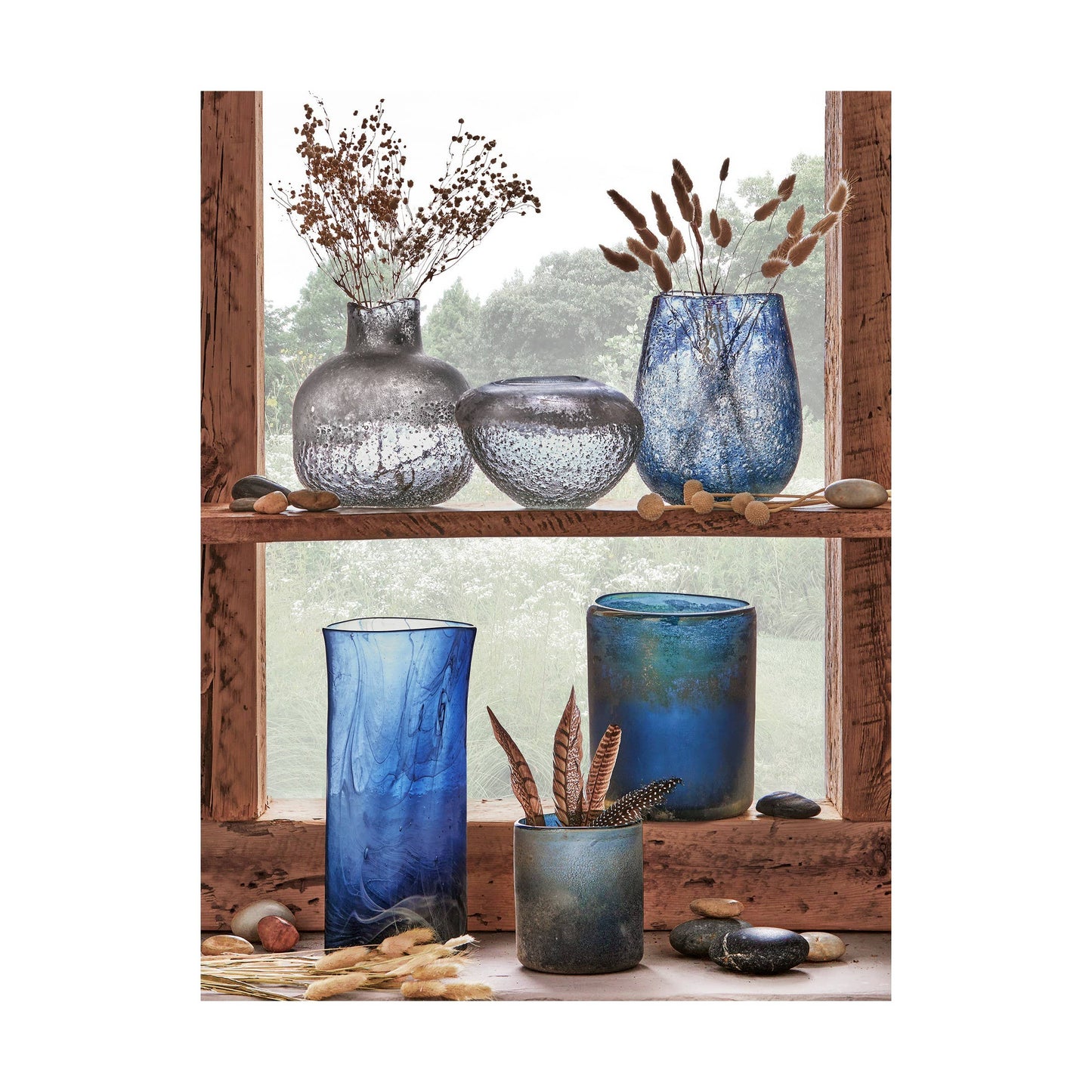 Mist Art Glass Vase