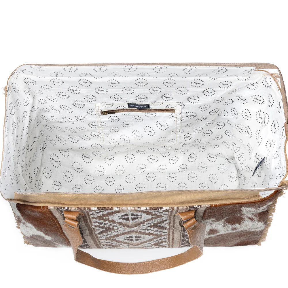 Elisa Canvas & Leather Weekender Bag