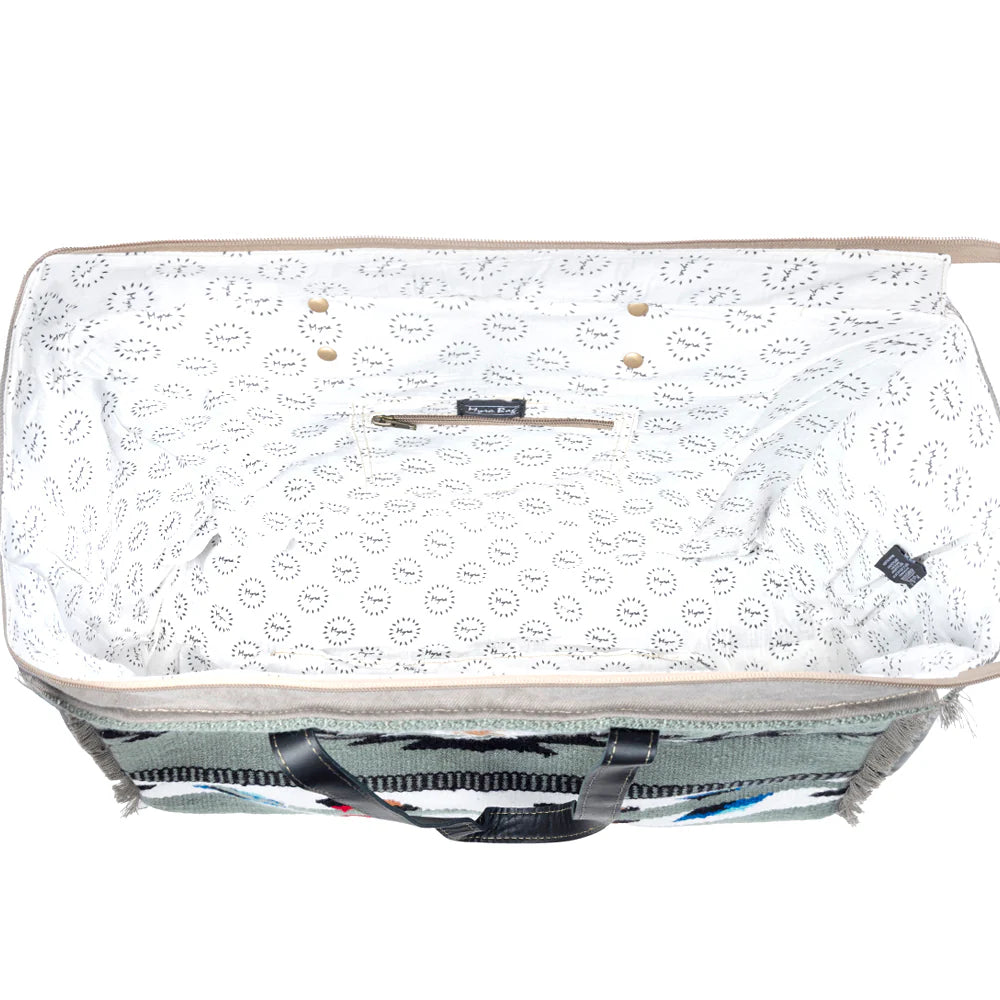 Cloud Arrow Woven Weekender Bag