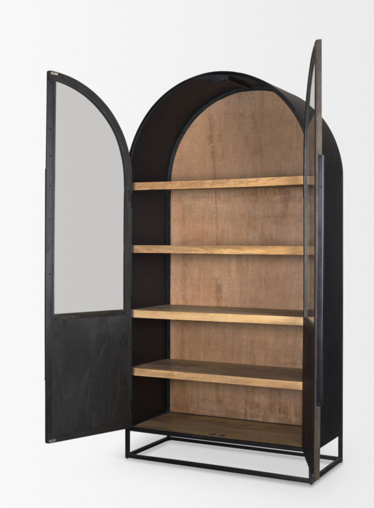 Sloan Arch Top Curio Cabinet