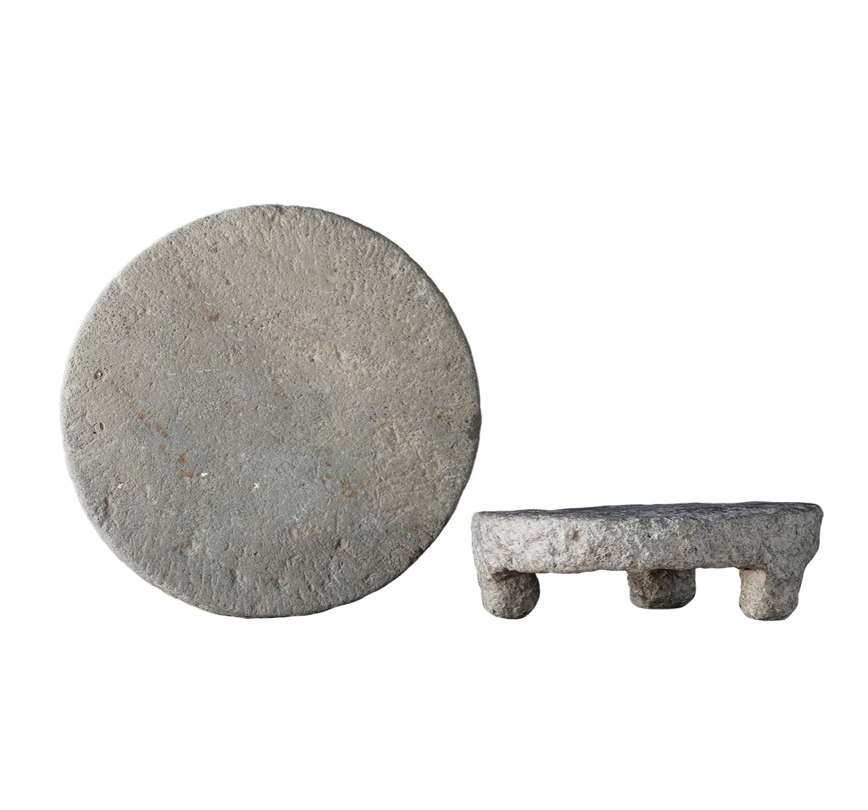 Vintage Stone Chapati Board