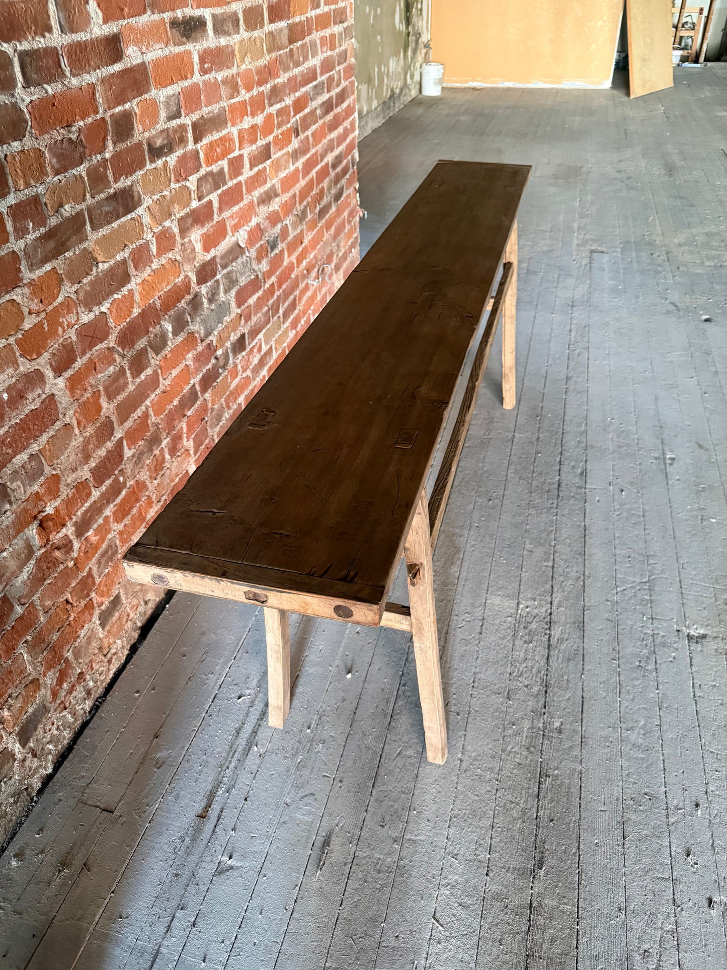 Large Heritage Reclaimed Wood Console Table No. 2