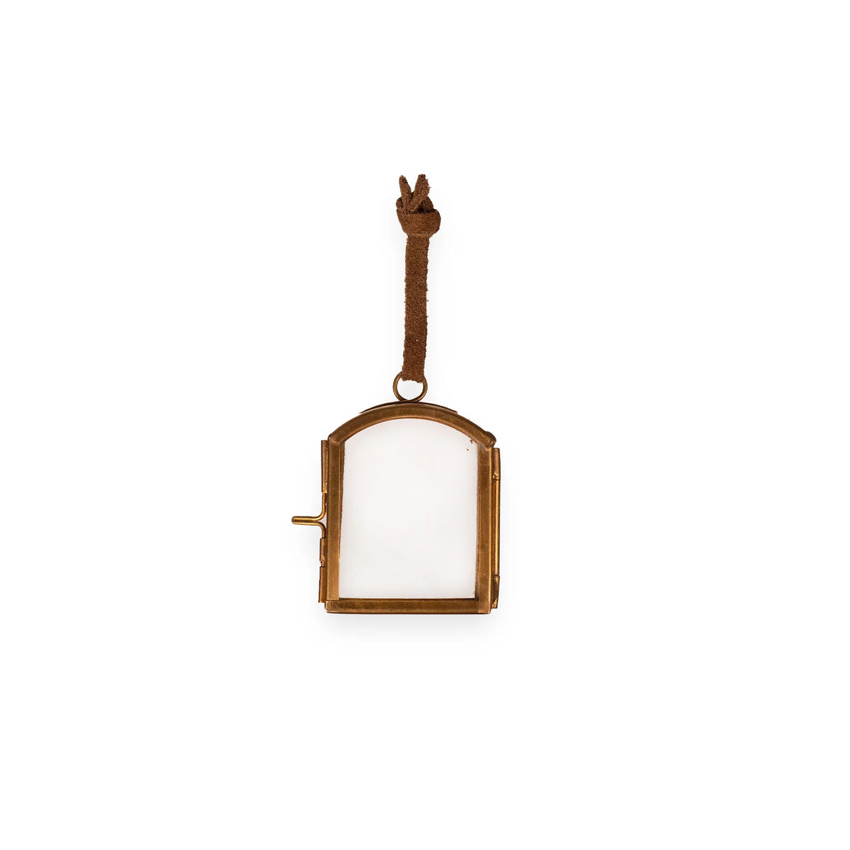 Brass Arch Top Hanging Frame Ornament
