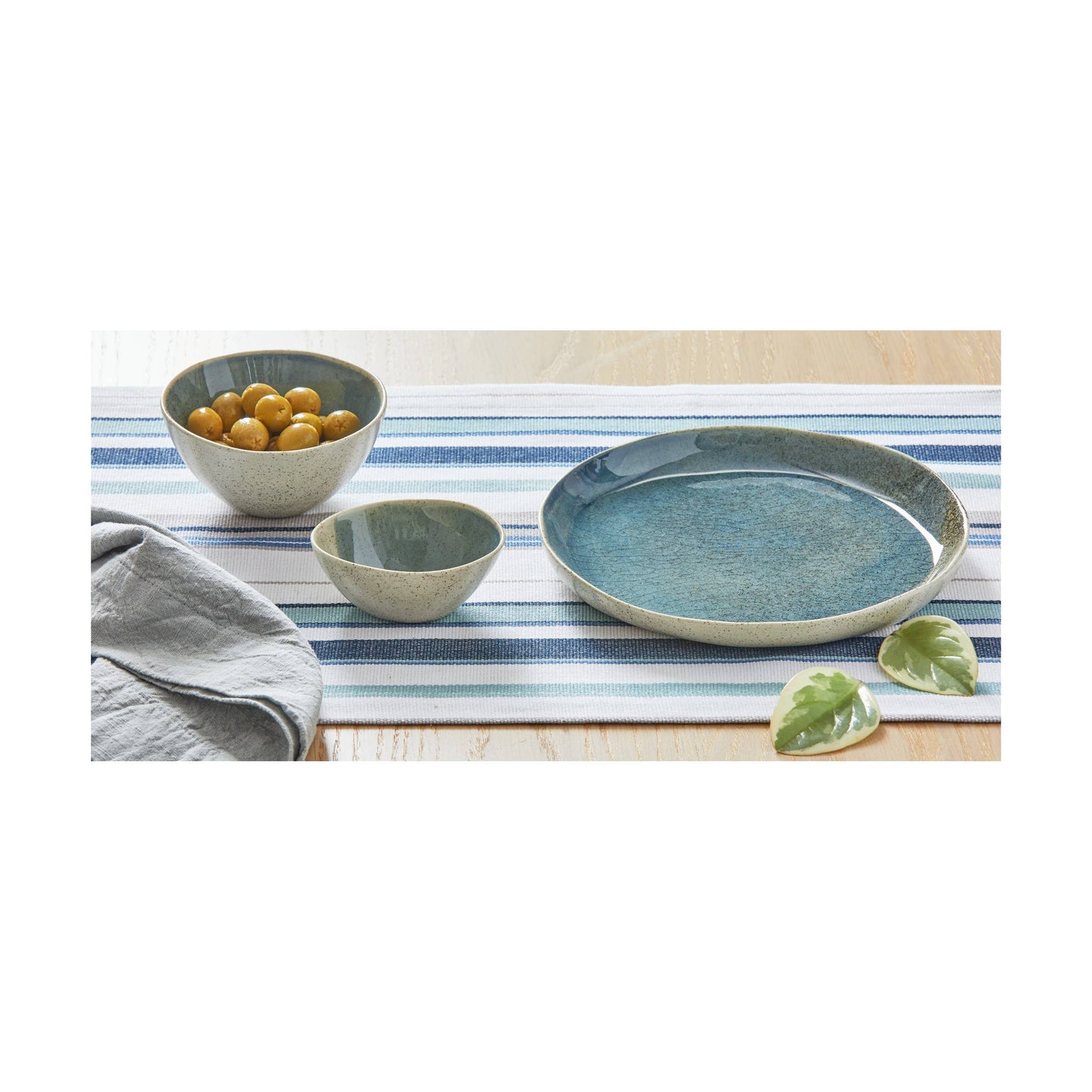 Montauk Blue Salad Plate