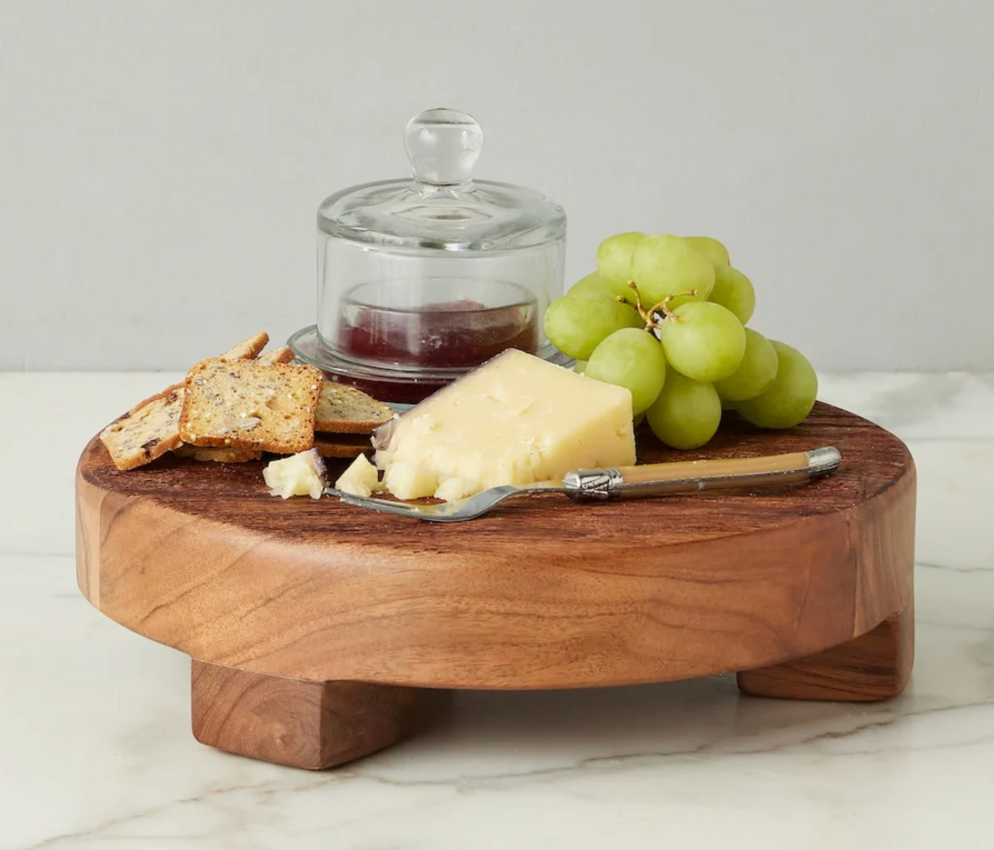 French Bistro Glass Jam Jar – Round