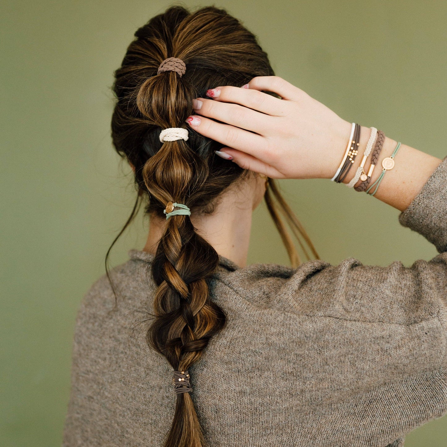 Climb Hair Tie Bracelet Set – Medium