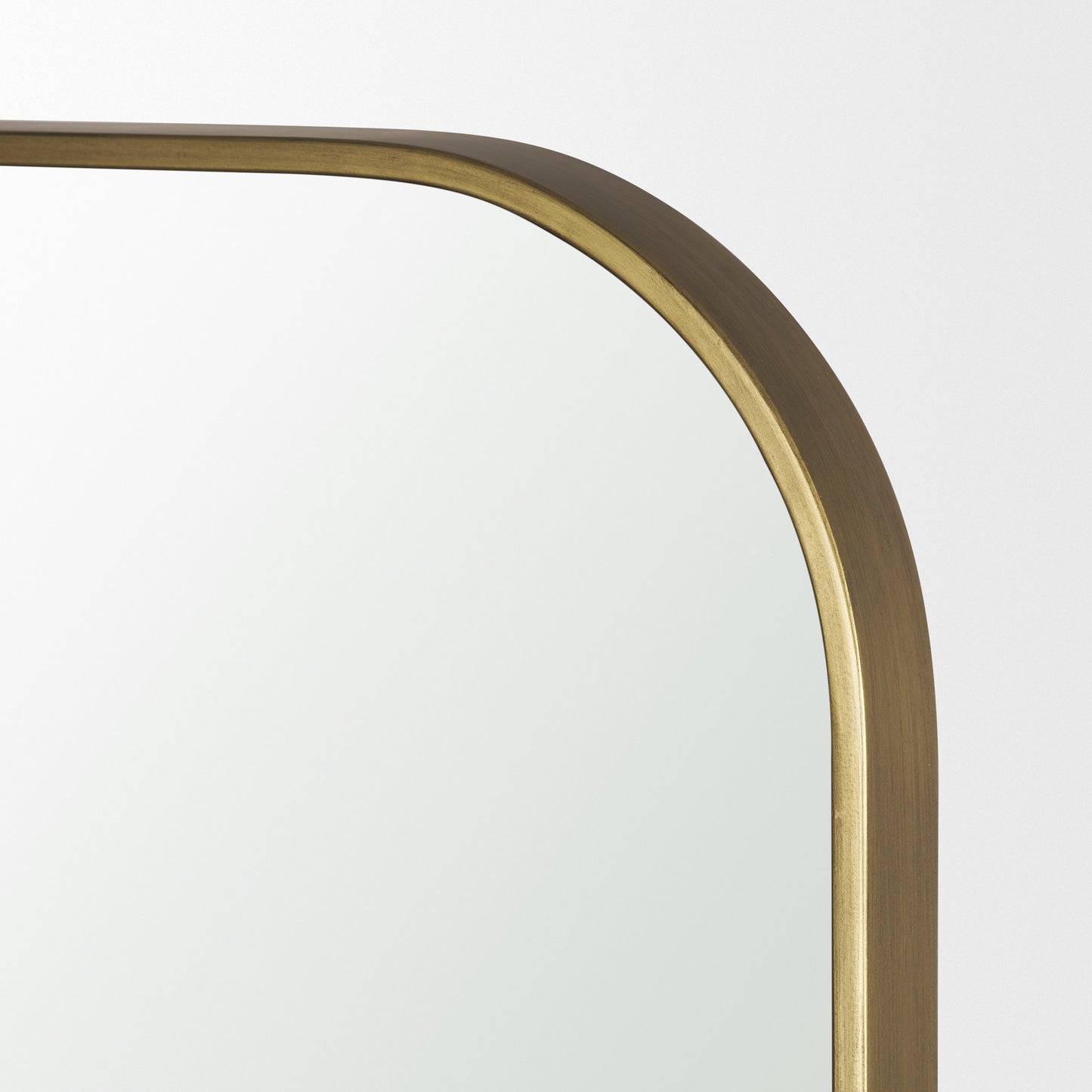 Tamira Arched Floor Mirror – Brushed Brass