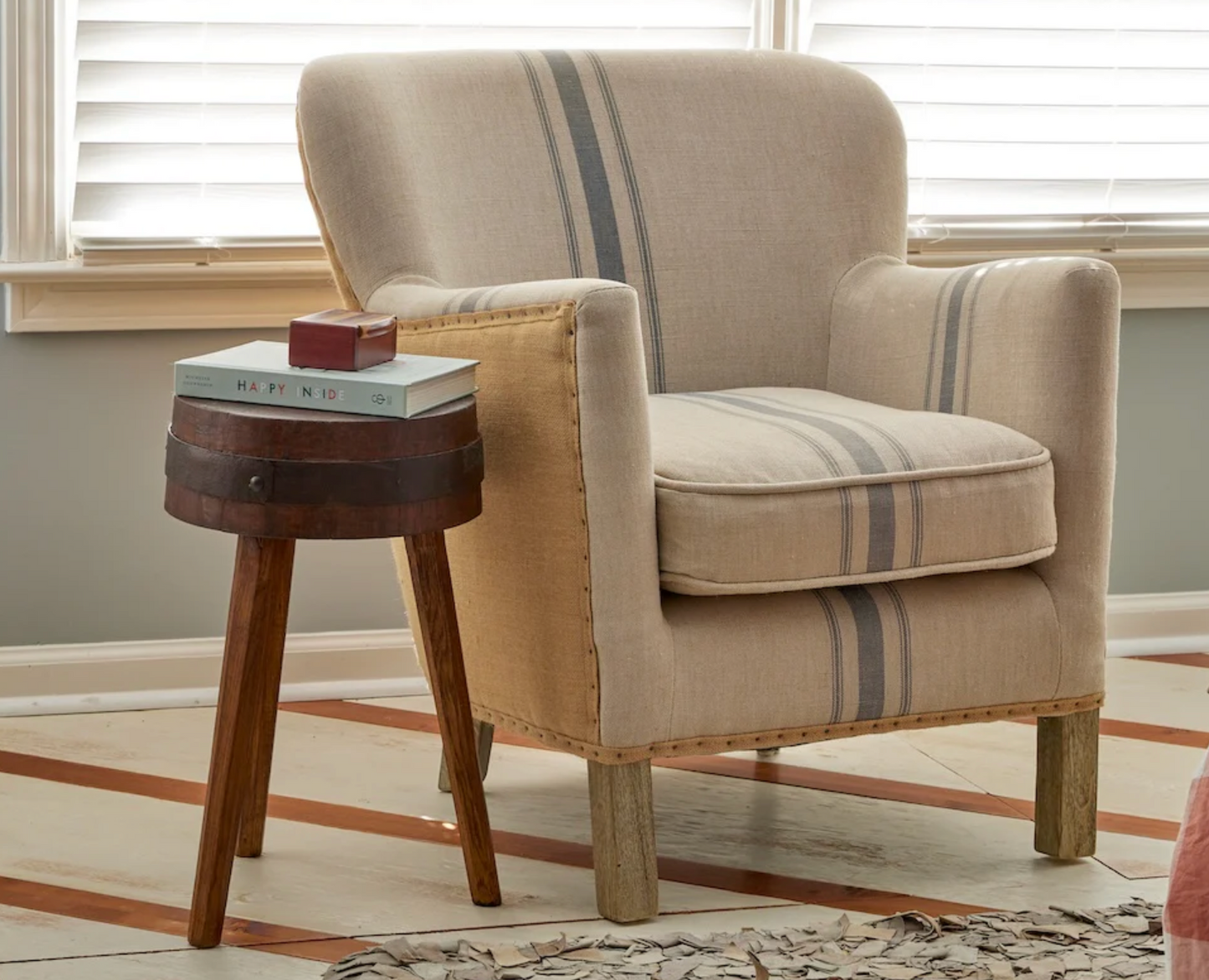 Found European Chop Block Table