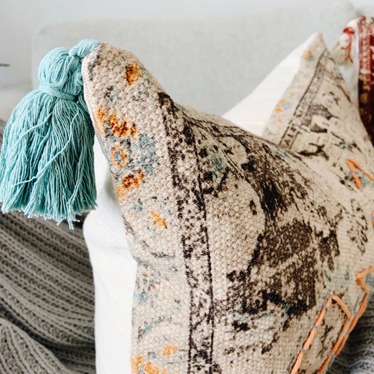 Samos Lumbar Kilim Pillow 16"x24"