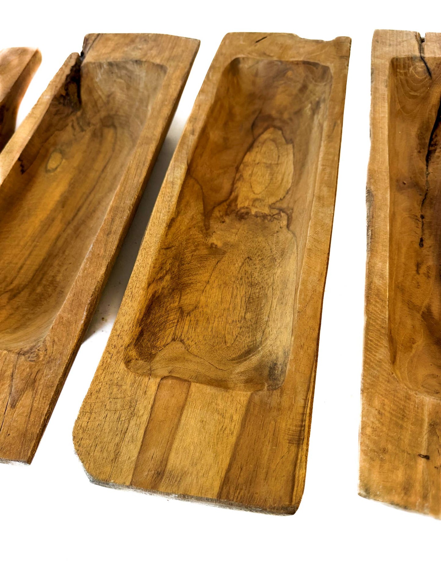 Teak Wood Tray 20 to 24" Long