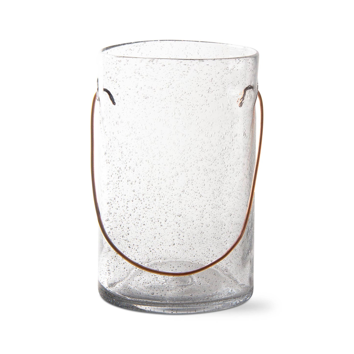 Bubble Glass Copper Handle