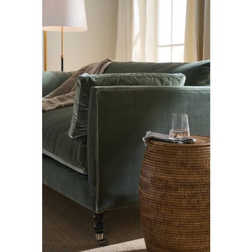 Madeline Sofa – Antique Moss Velvet