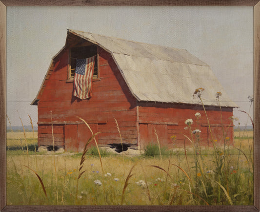 Red Barn of the Heartland Wall Art