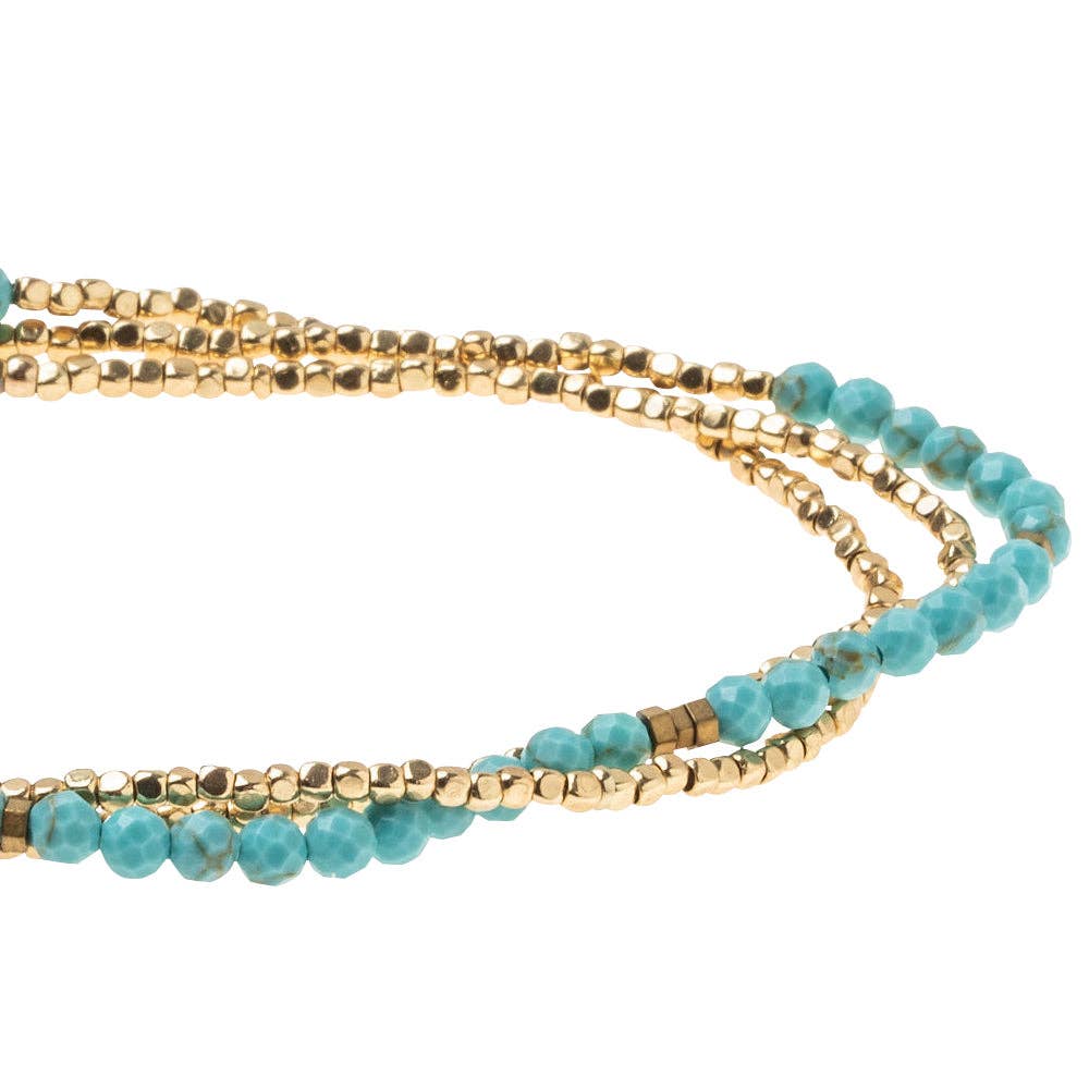 Delicate Stone Turquoise/Gold