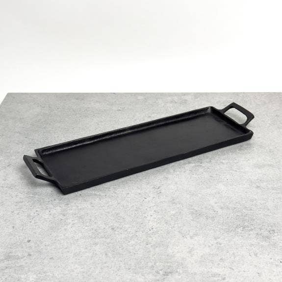 Matte Black Rectangular Tray