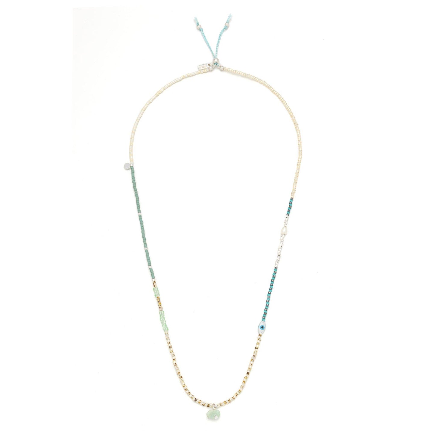 Mixed Media Wrap - Courage/Amazonite/Silver