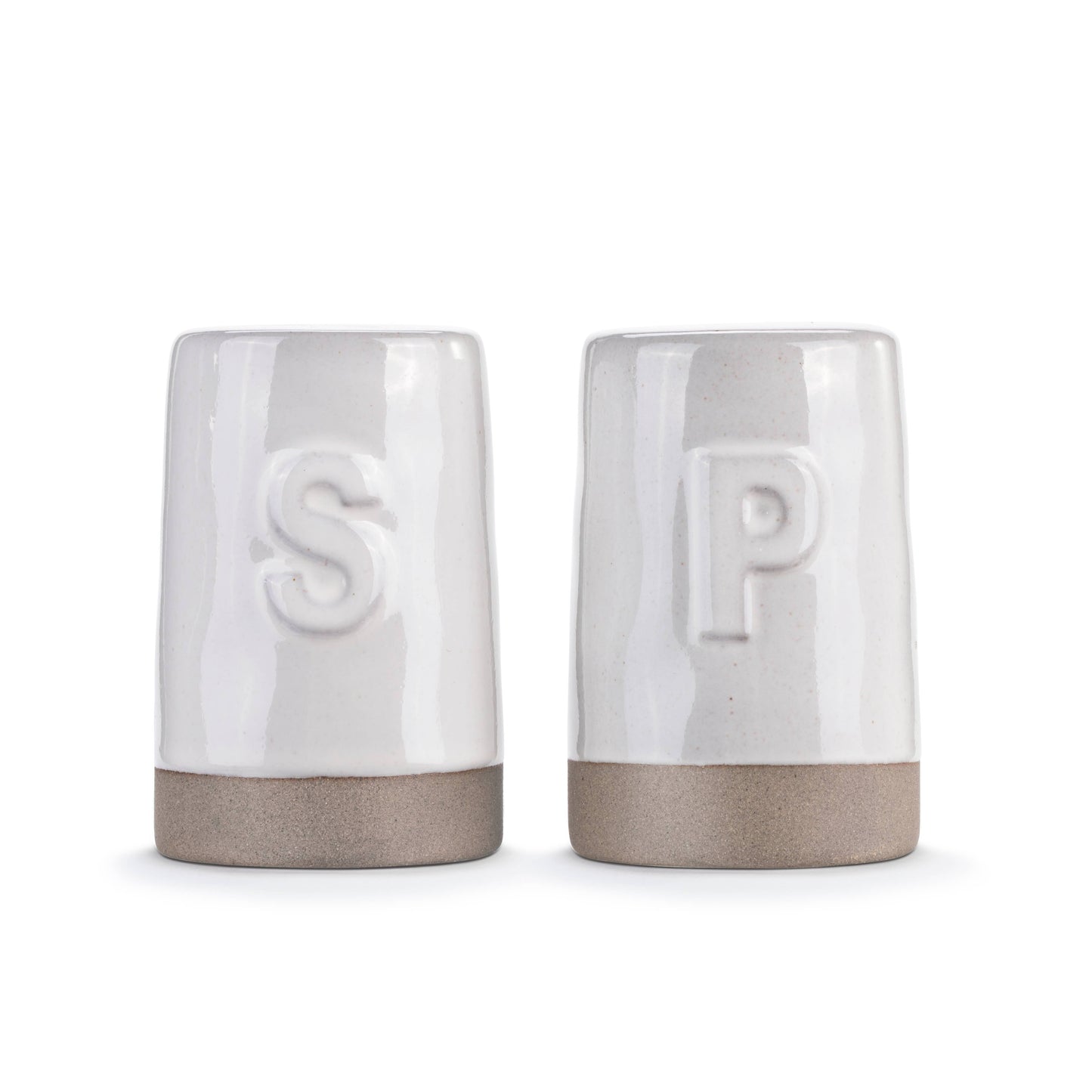 White Gather Round Salt & Pepper, Set of 2