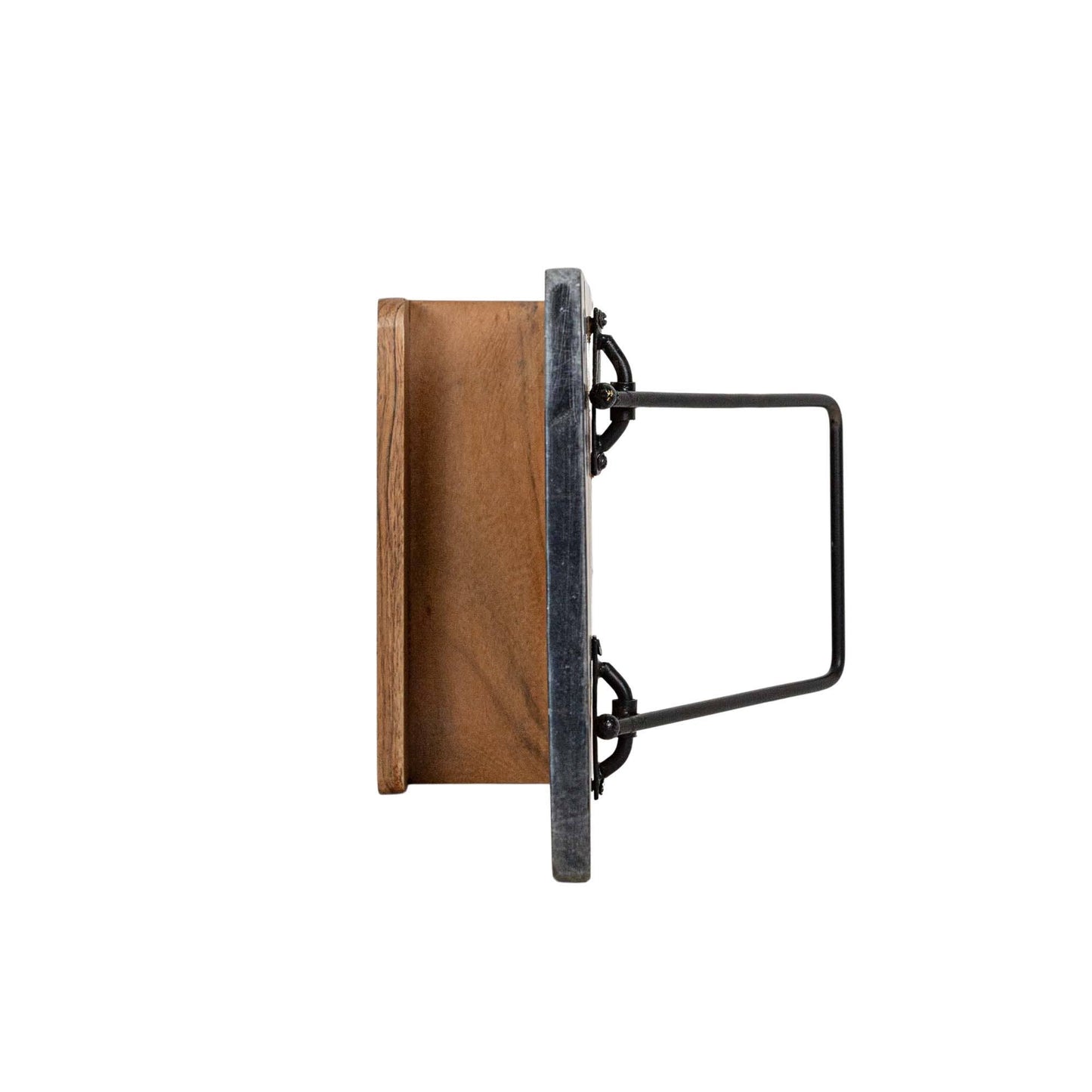 Acacia Wood & Marble Cookbook Holder