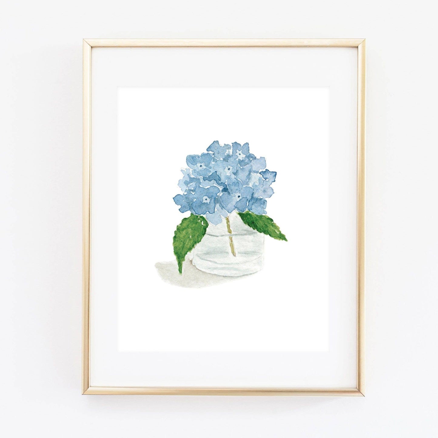Hydrangea art print: 8x10