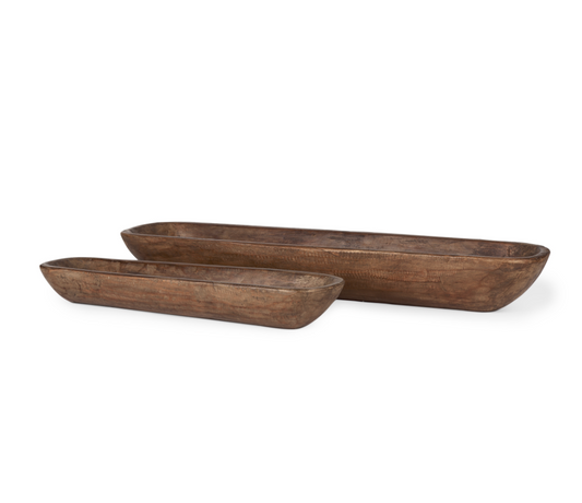 Athena Reclaimed Wood Tray, Large