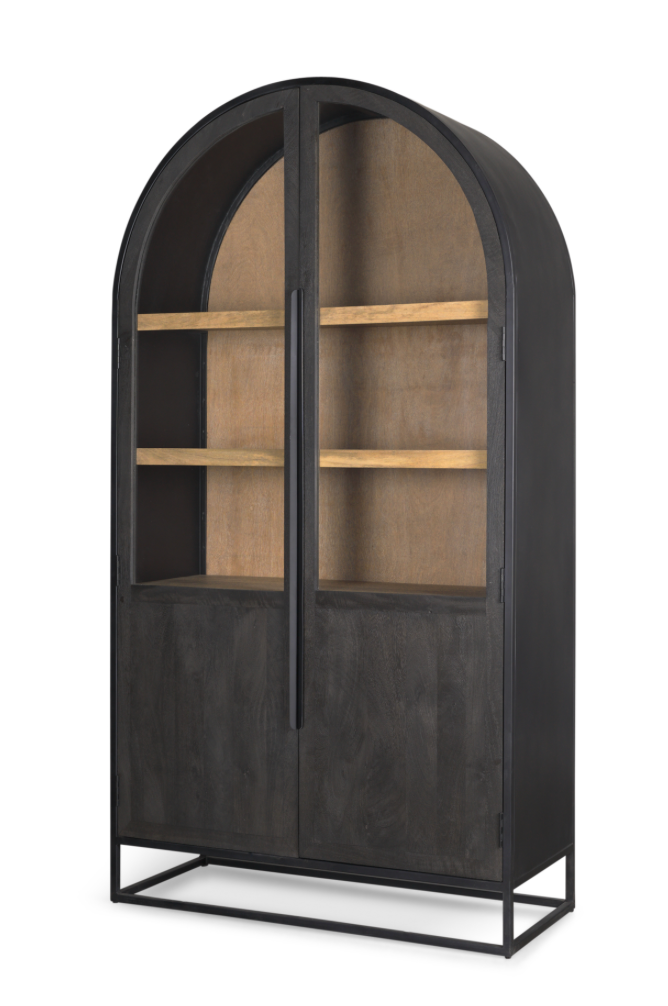 Sloan Arch Top Curio Cabinet