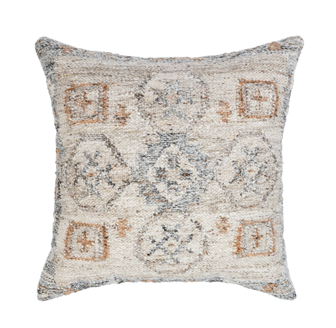 Performance Lukens Gray Pillow Multi 22"x22"