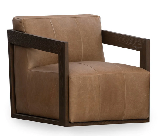 Joseph Leather Swivel Chair