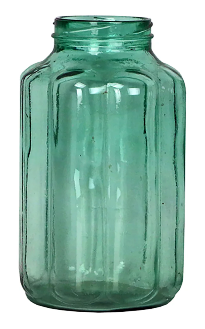 Vintage Ribbed Pickling Jar