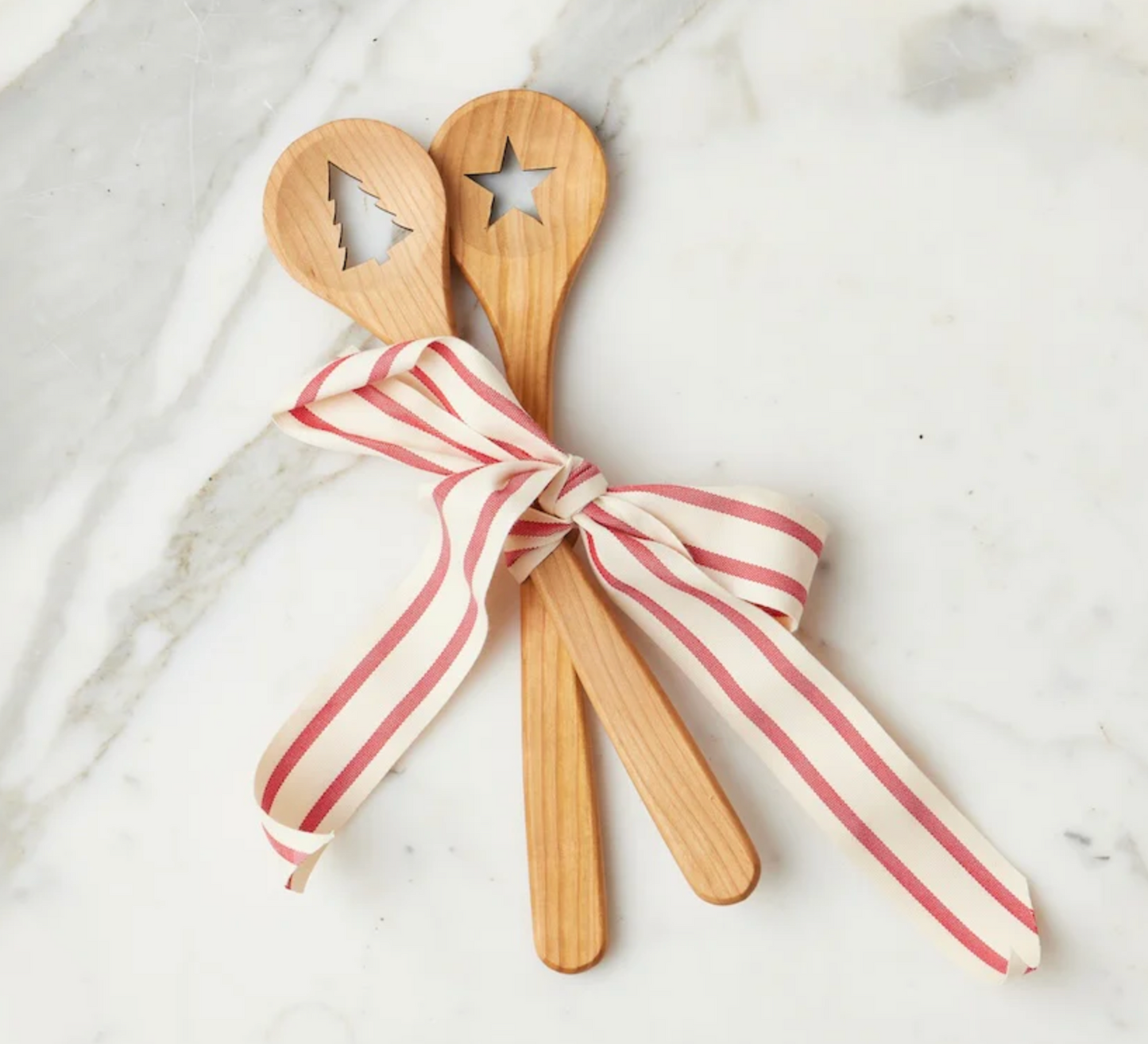 Euro Holiday Spoon Set, Beechwood
