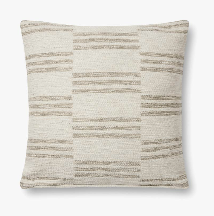 Amber Lewis Jay Ivory/Sand Pillow