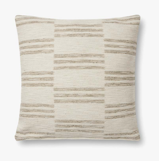 Amber Lewis Jay Ivory/Sand Pillow