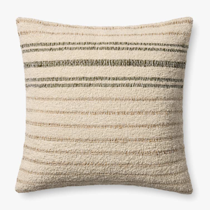 Amber Lewis Atley Natural/Olive Pillow