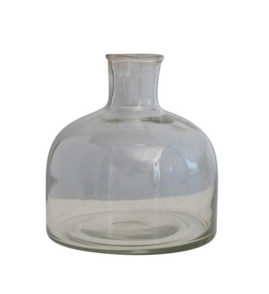 Hand-Blown Glass Vase