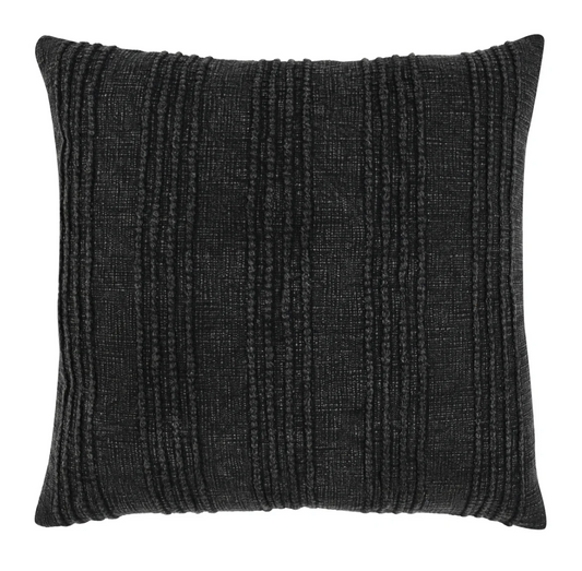 Gratitude Pillow 22"x22" Black