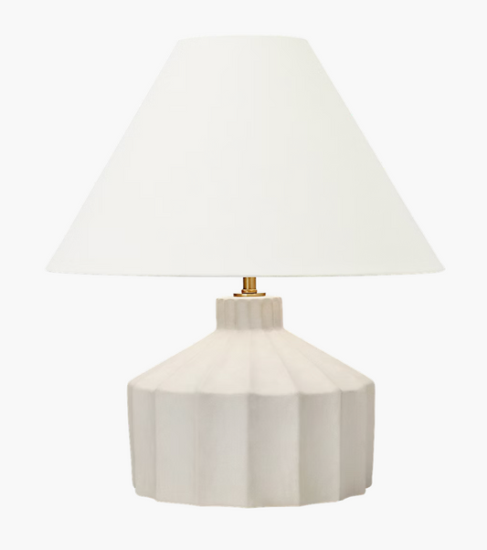 Veneto Small Table Lamp, Matte Concrete