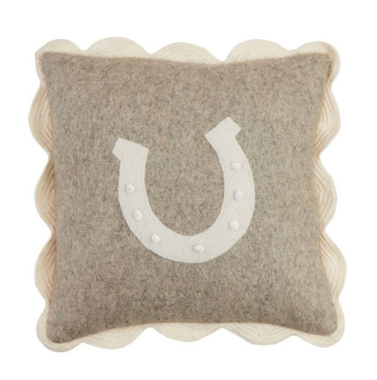 Felt Horseshoe Mini Pillow