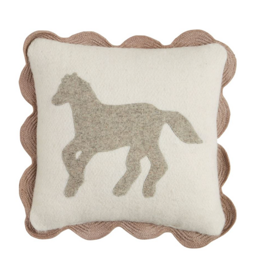 Felt Horse Mini Pillow