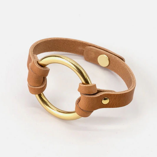 Chinati O-Ring Bracelet Natural/Brass
