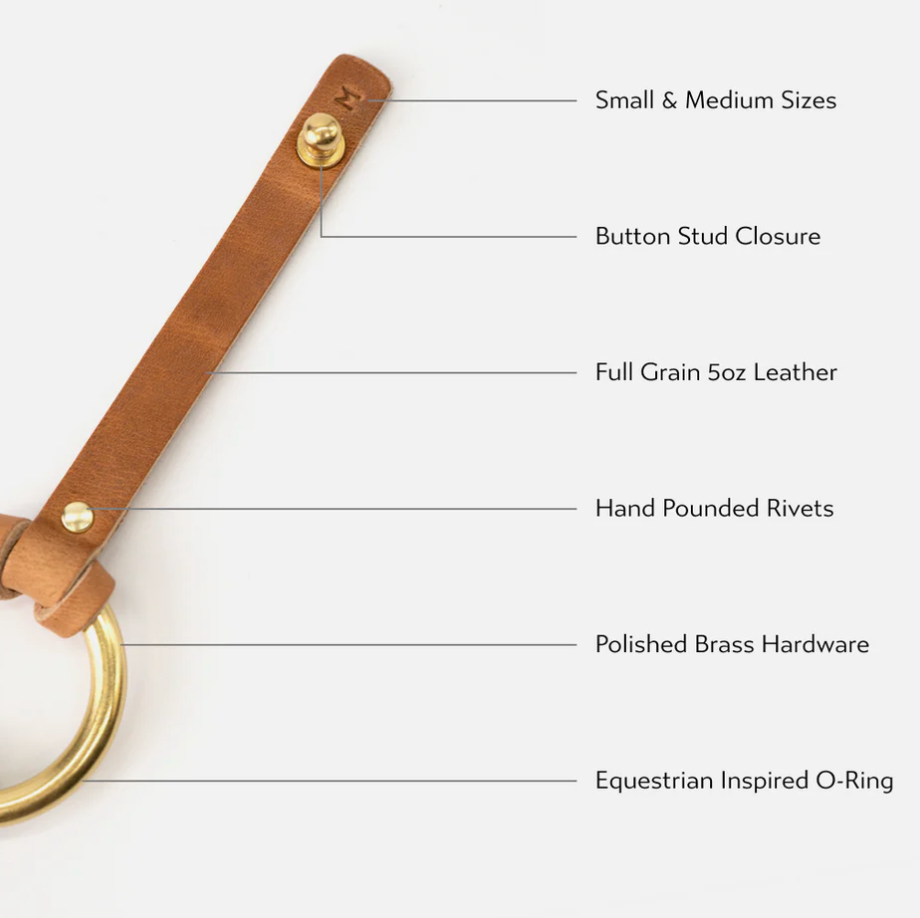 Chinati O-Ring Bracelet Natural/Brass