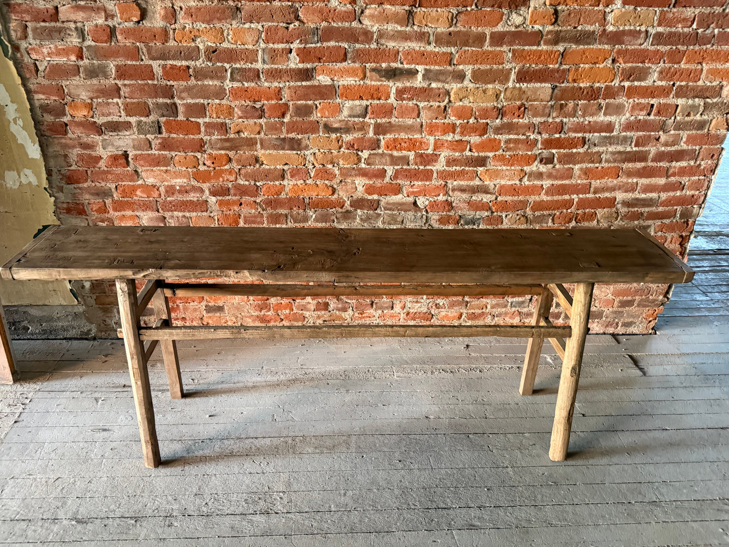 Large Heritage Reclaimed Wood Console Table No. 2