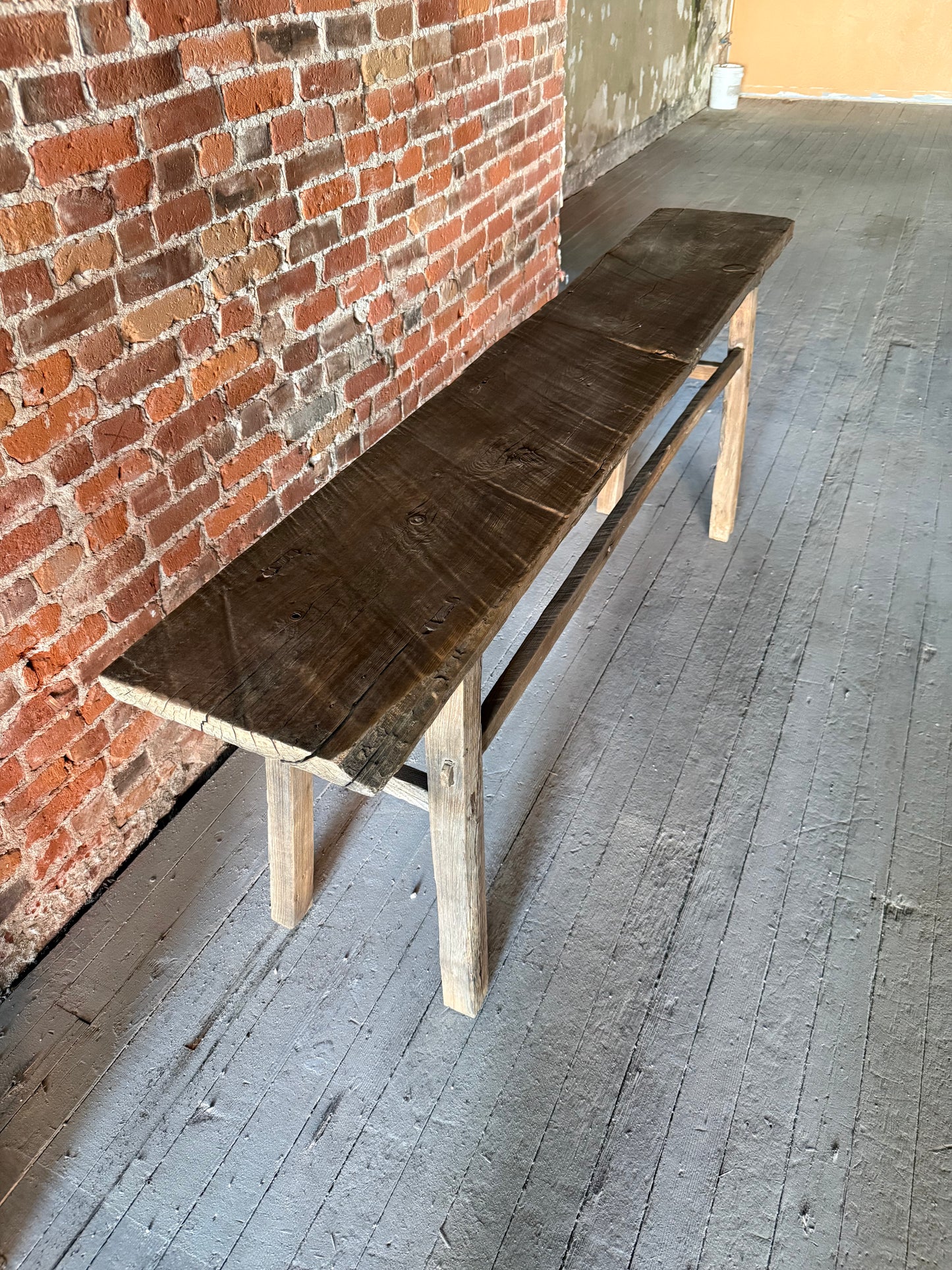 Large Heritage Reclaimed Wood Console Table No. 3