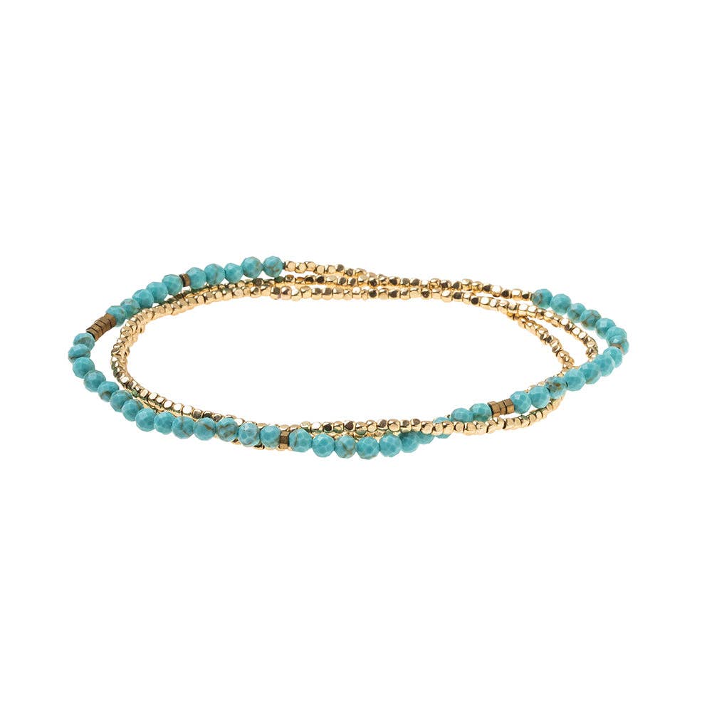 Delicate Stone Turquoise/Gold