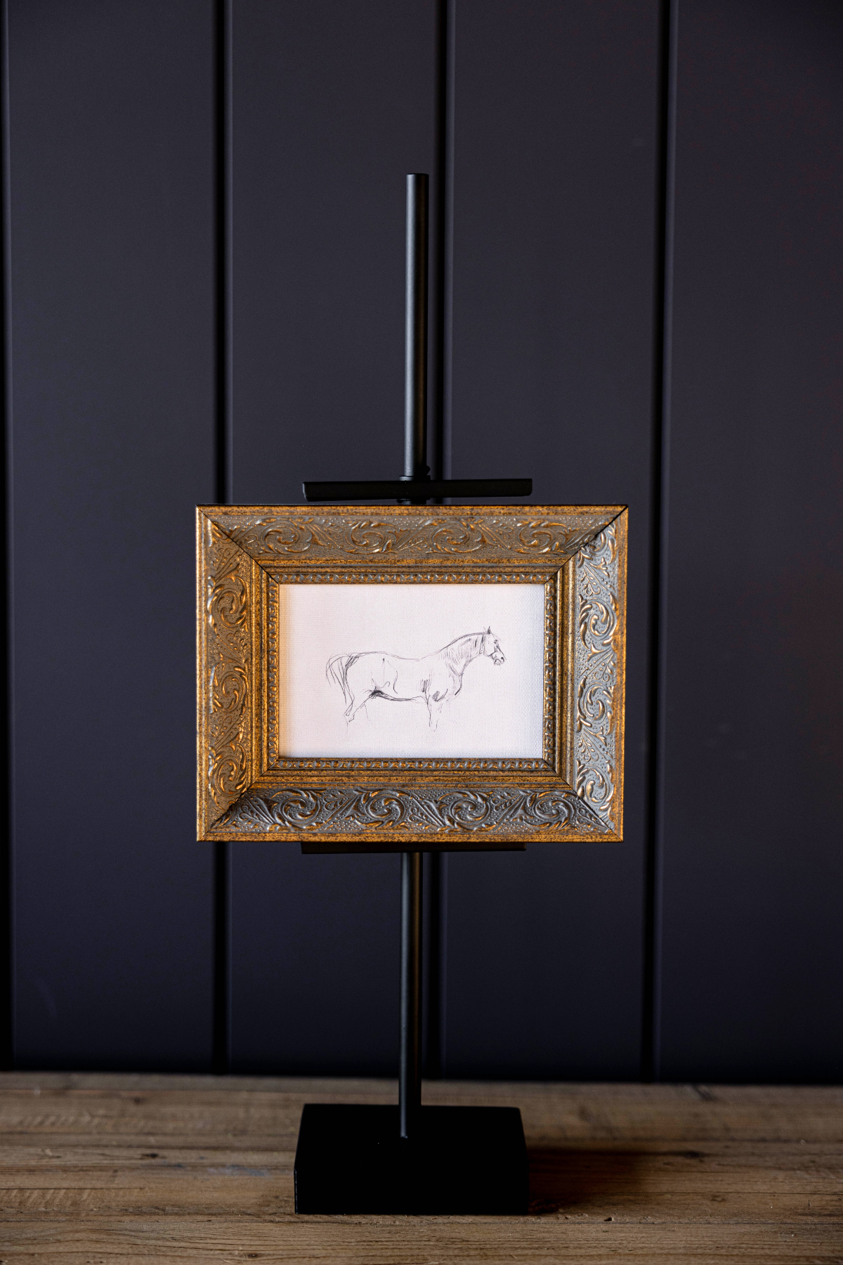 Adjustable Black Metal Display Easel