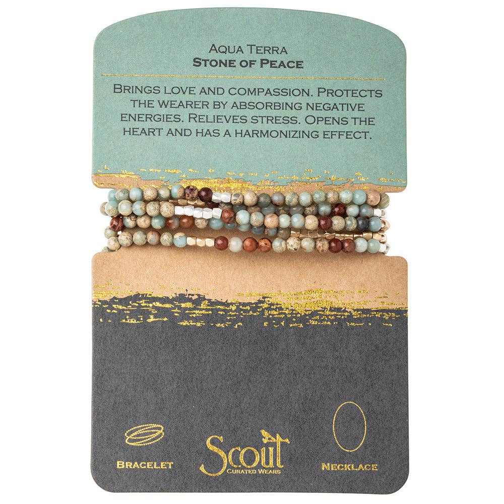 Stone Wrap - Aqua Terra