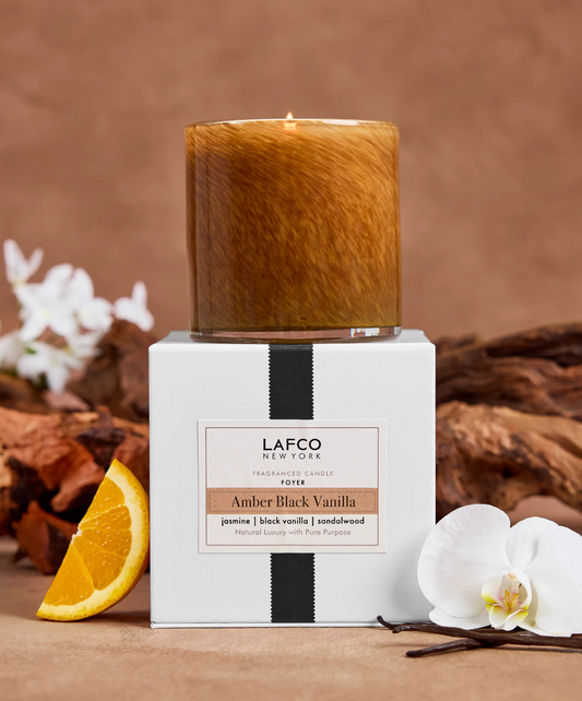 Amber Black Vanilla Signature Candle