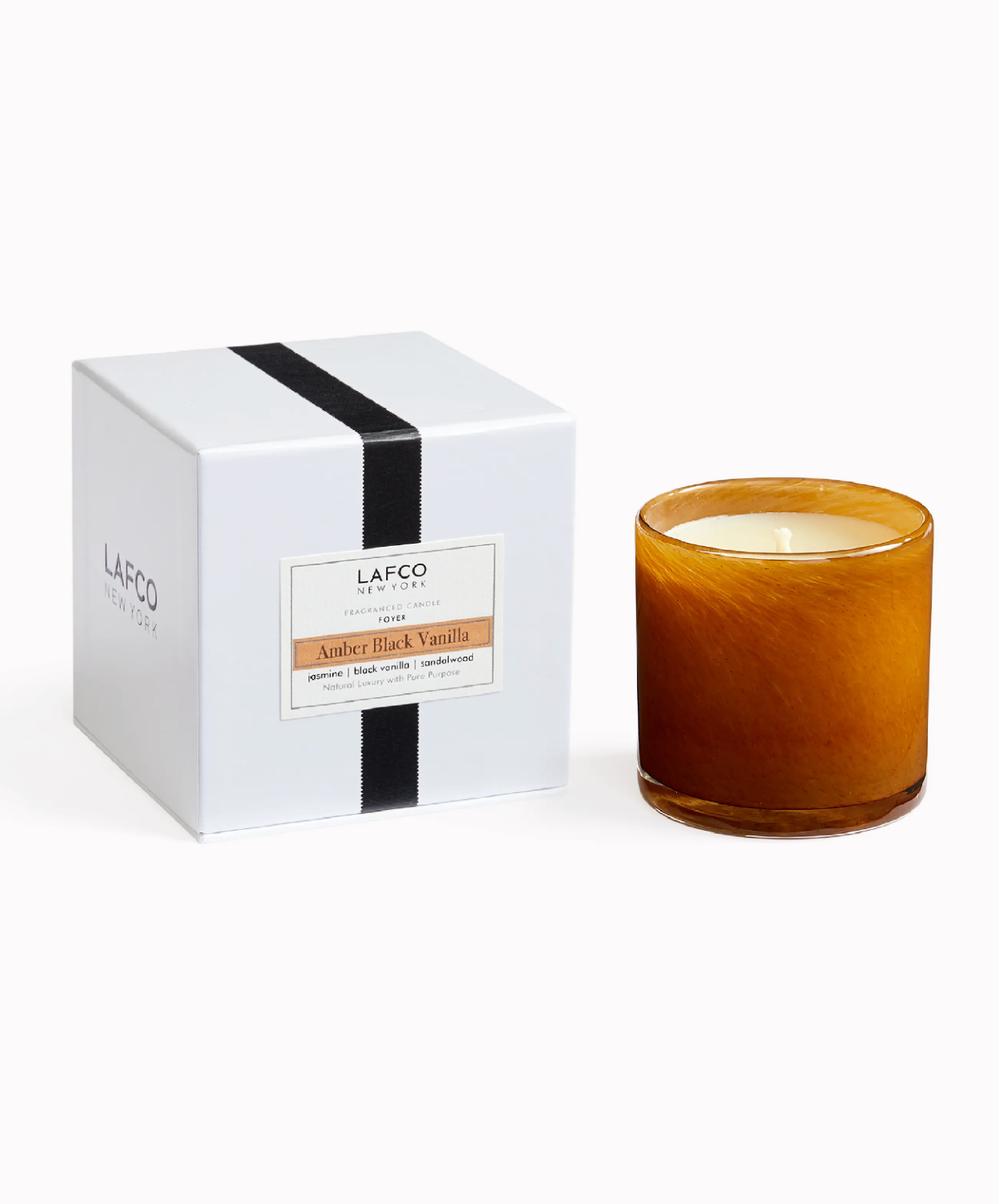Amber Black Vanilla Classic Candle