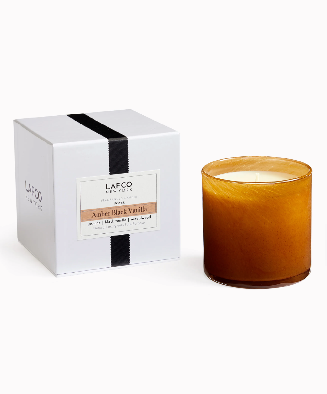 Amber Black Vanilla Signature Candle
