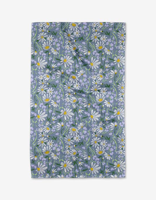 April Tea Towel featuring soft seasonal-inspired design by Geometry.