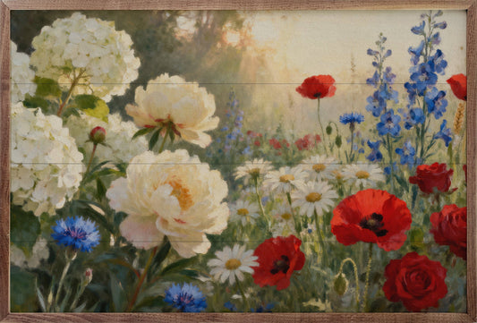 Americana Wildflower Garden Art