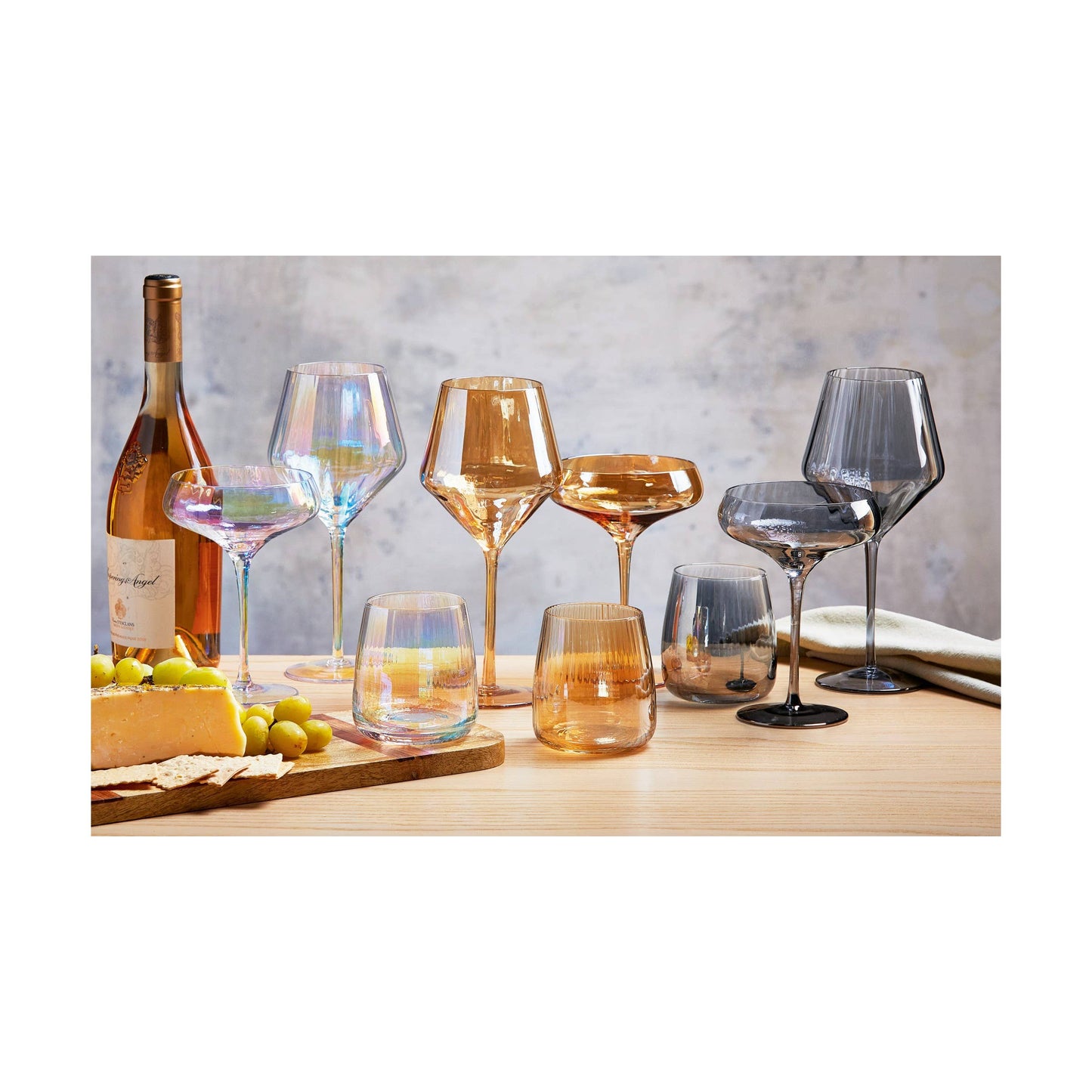 Smoke Stemless Wine Glass